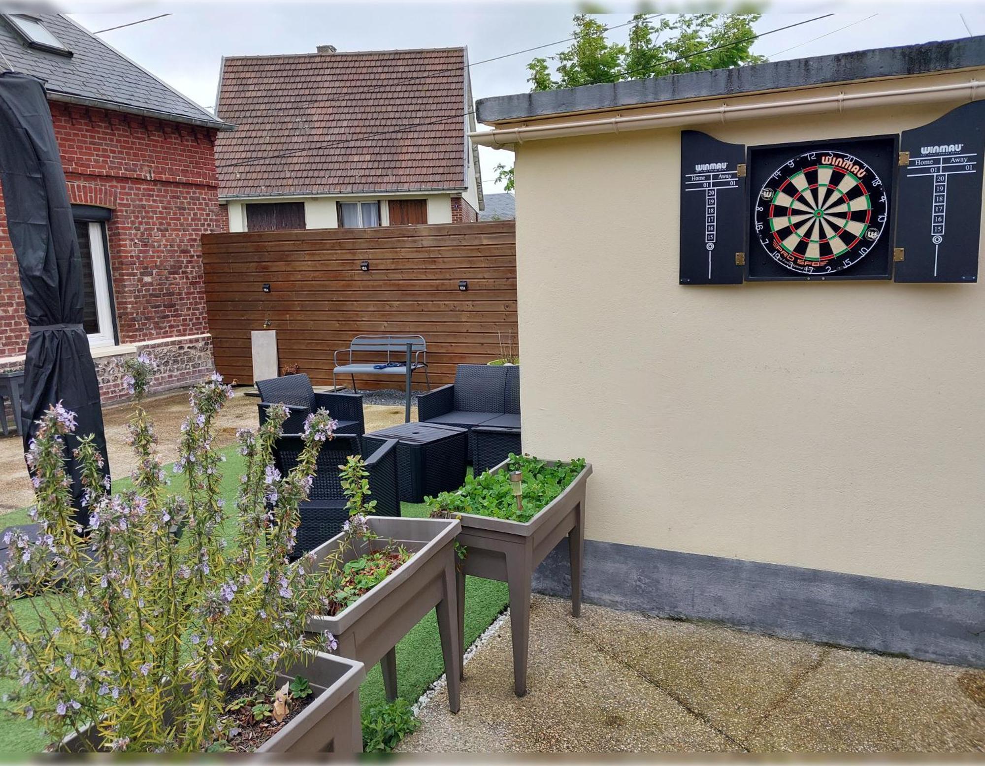 Maison De Charme A Dieppe, Confort Et Loisirs Exterior foto